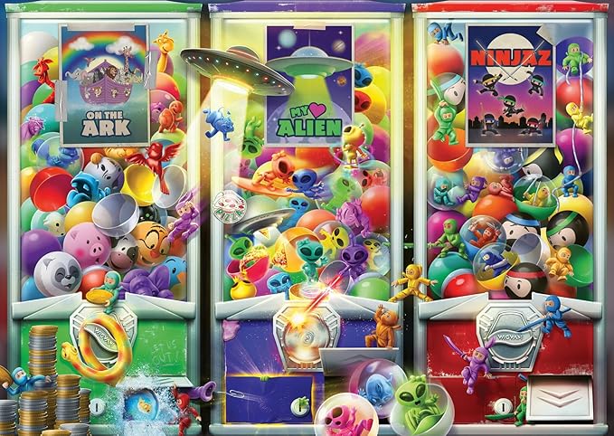 Animals, Aliens & Ninjas 1000 Pc Puzzle