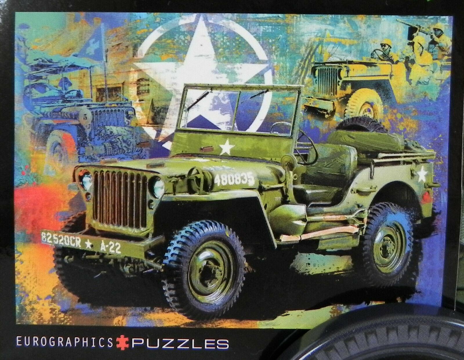 Military Jeep Tin 550 piece jigsaw puzzle from Eurographics
