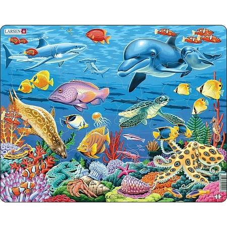 Larsen Puzzles Coral Reef 35 Piece Children S Jigsaw Puzzle