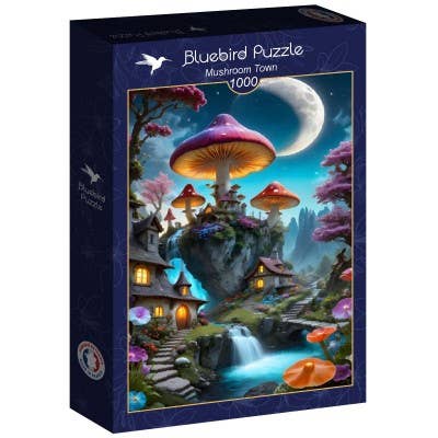 1000 Piece Puzzle - Mushroom Town