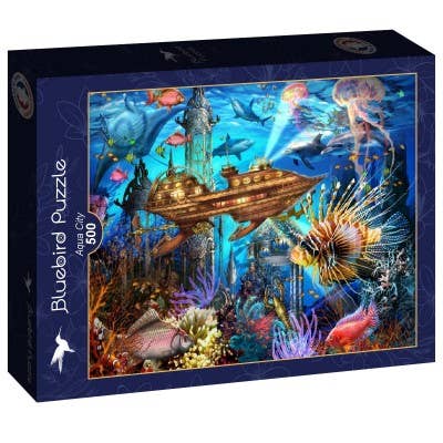 500 Piece Puzzle - Aqua City