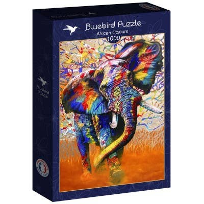 1000 Piece Puzzle - African Colours