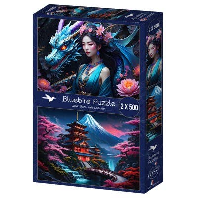 2 x 500 Piece Puzzles - Japan Spirit - Asia Collection