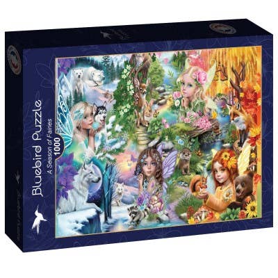 1000 Piece Puzzle - The Season of the Fairies