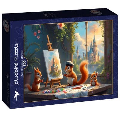 500 Piece Puzzle - The Squirrels' Workshop