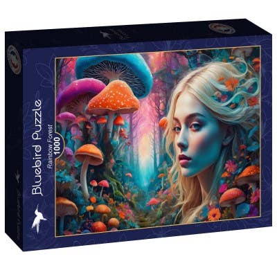 1000 Piece Puzzle - Rainbow Forest