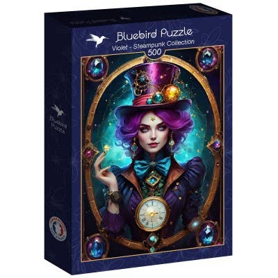 500 Piece Puzzle - Violet - Steampunk Collection