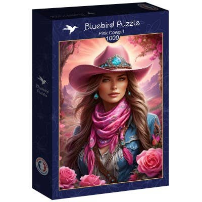 1000 Piece Puzzle - Pink Cowgirl