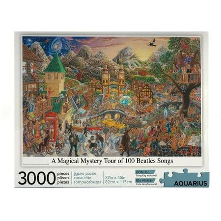 Aquarius The Beatles Magical Mystery Tour (3000 Piece Jigsaw Puzzle) - Officially Licensed Beatles Merchandise & Collectibles - Glare Free - Precision Fit