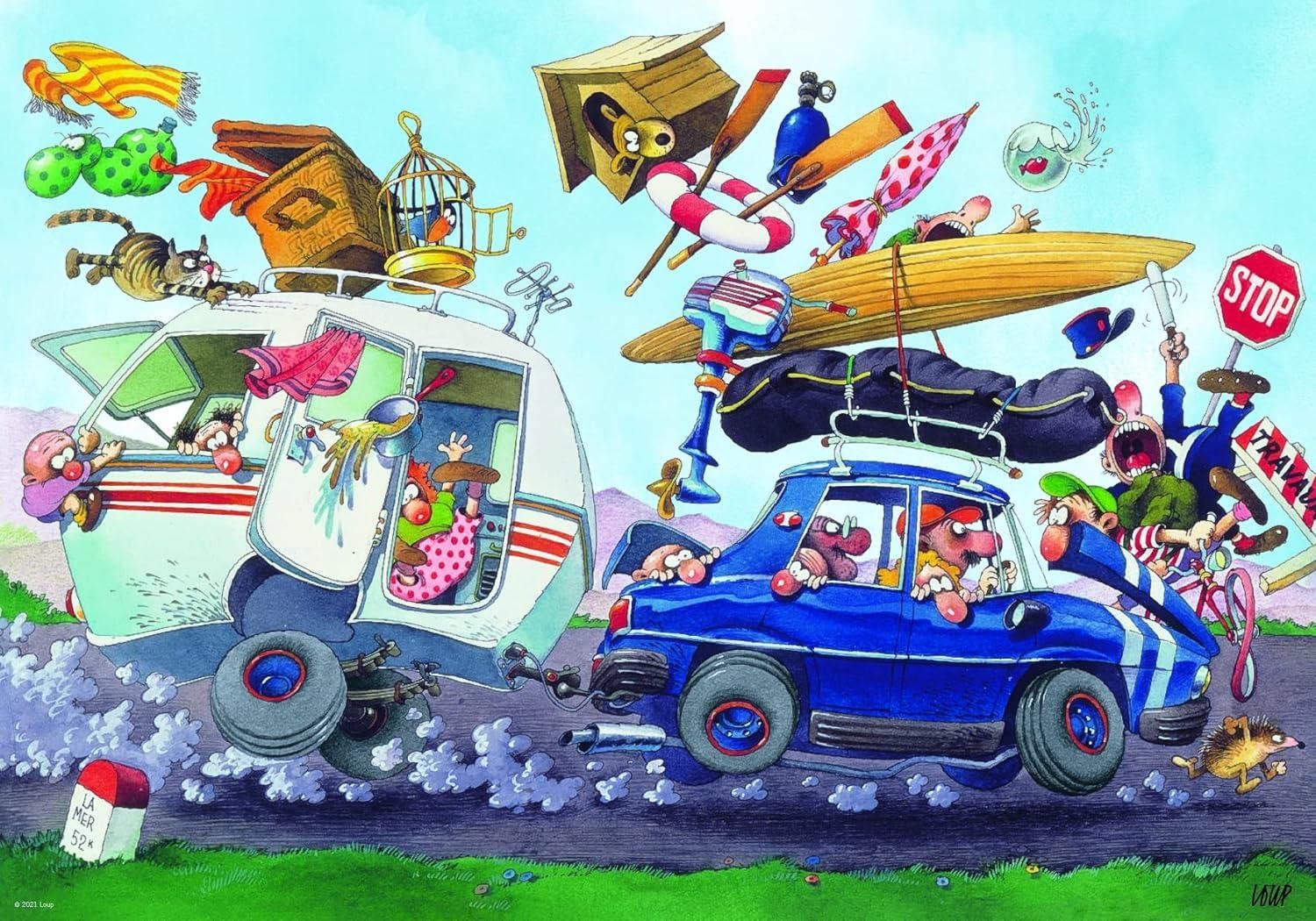 Heye Off On Holiday 500 piece Jigsaw Puzzle
