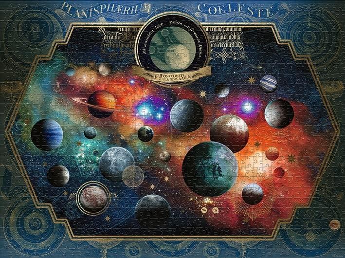 Heye Map Art: Space World 1500 piece puzzle