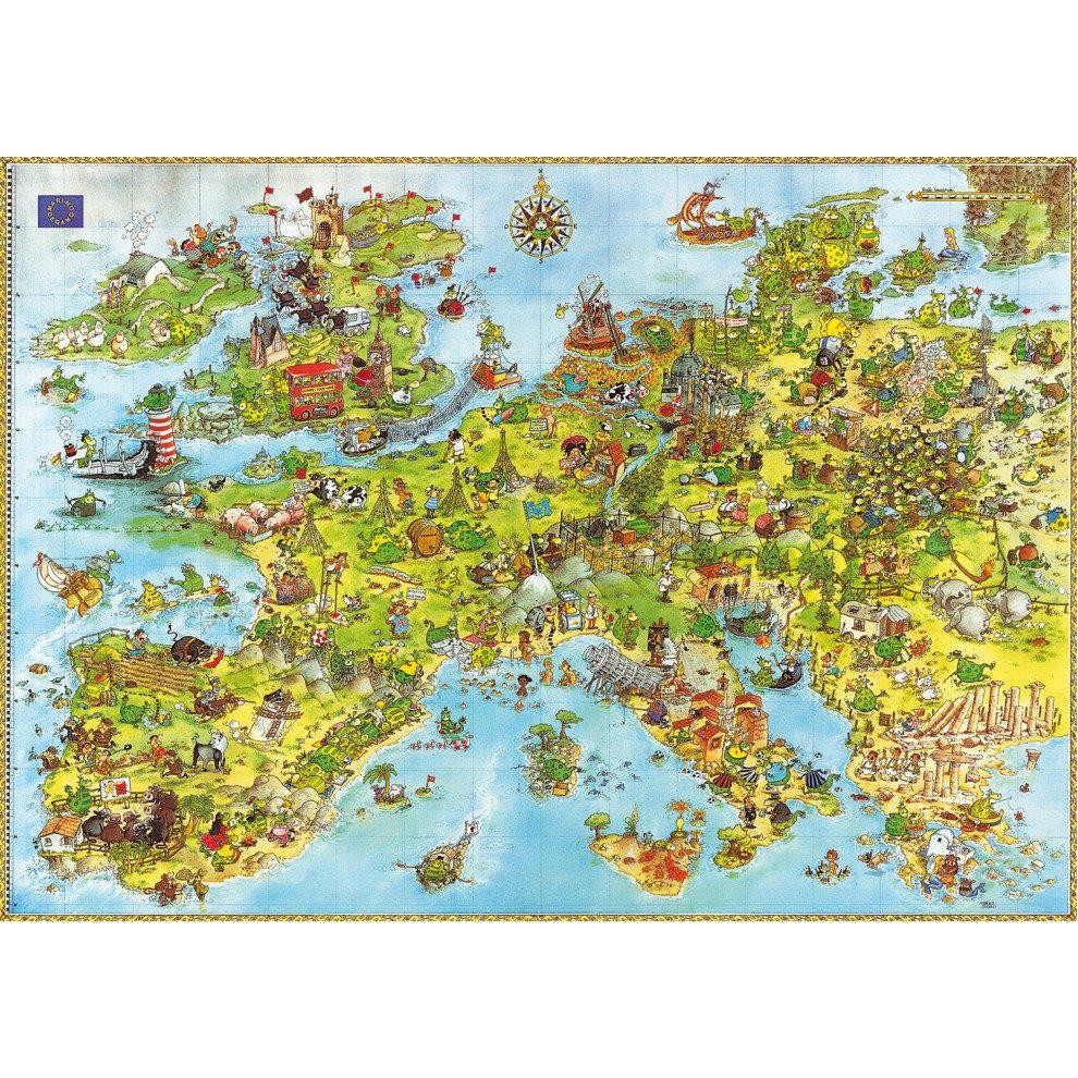 Heye United Dragons of Europe - 4000 pieces