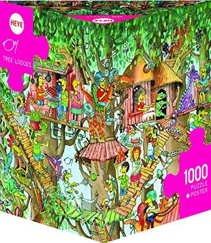 Heye Tree Lodges 1000 Piece Jigsaw Puzzle