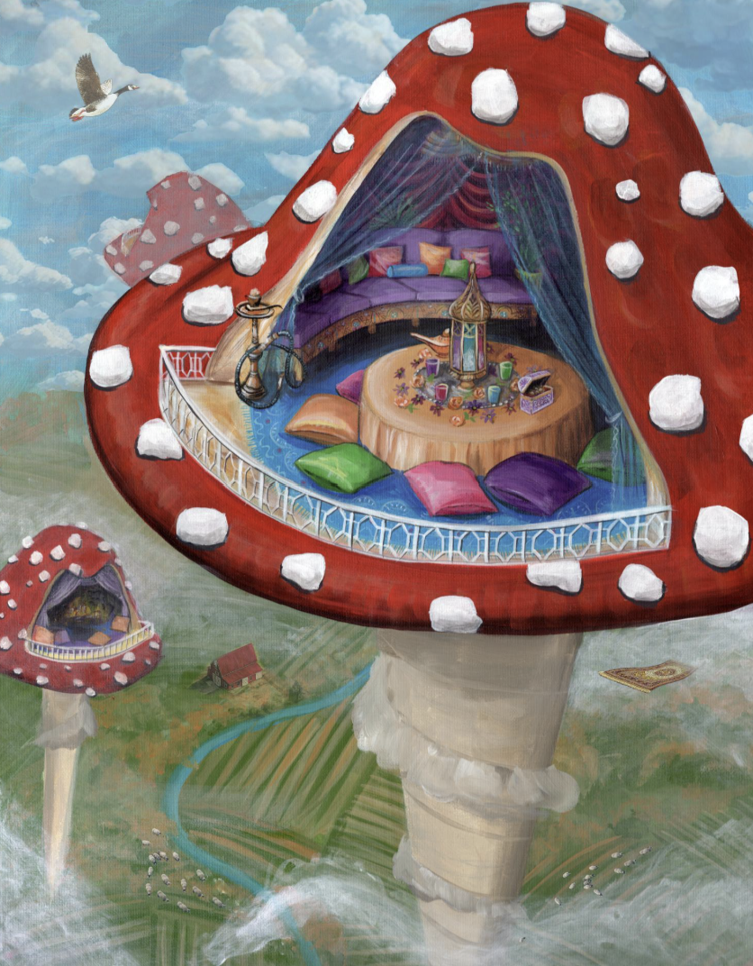 Toadstool Towers - 1000 Piece Jigsaw Puzzle