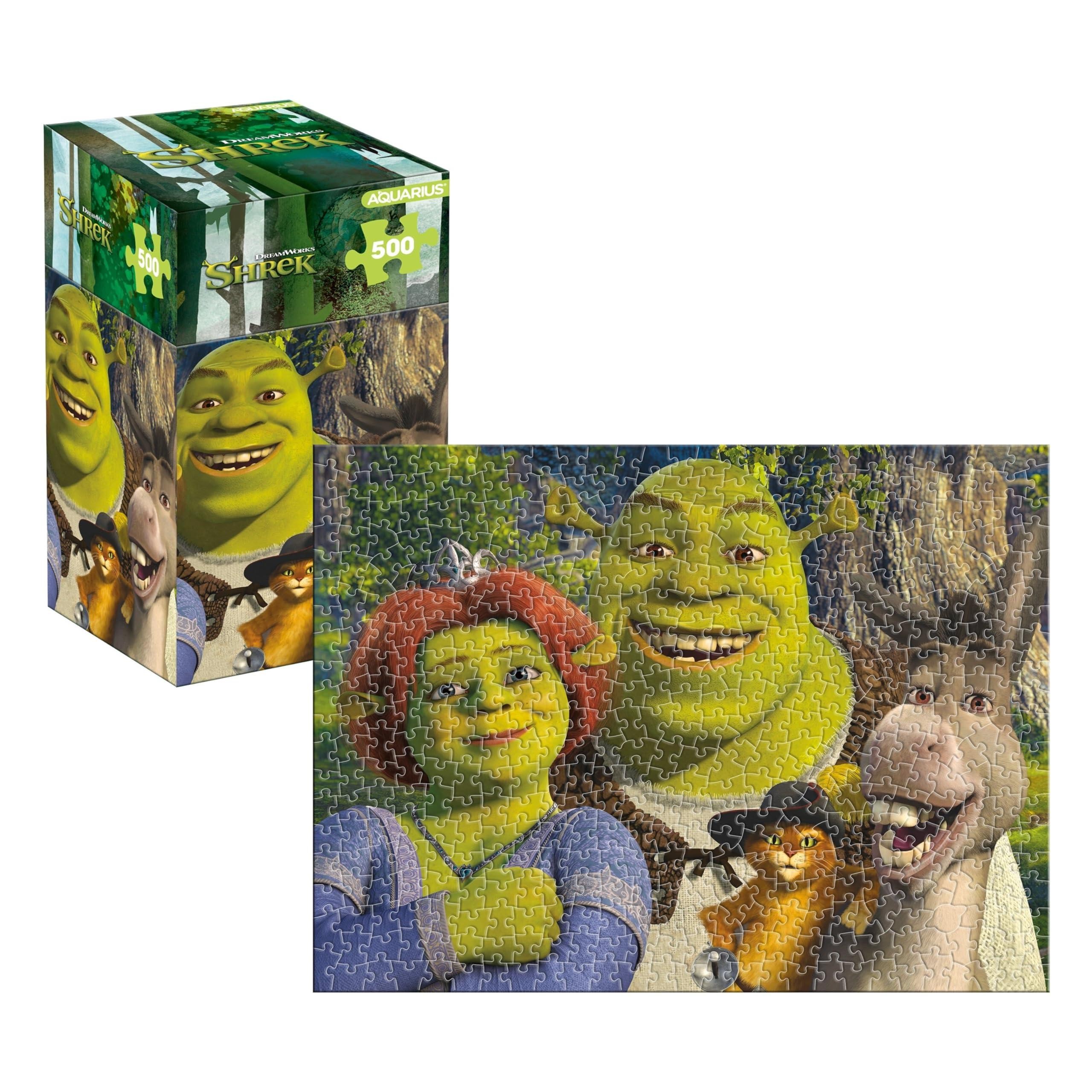 Aquarius Shrek 500pc Puzzle (500 Piece Jigsaw Puzzle) - Glare Free - Precision Fit - Officially Licensed Shrek Merchandise & Collectibles