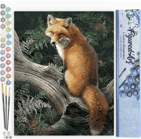 Paint By Numbers - Fox in the Woods