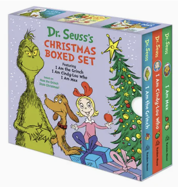 Dr. Seuss's Christmas 3-Book Boxed Set: I Am the Grinch, I Am Cindy-Lou Who; I Am Max - (Dr. Seuss's I Am Board Books) by Dr Seuss