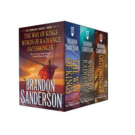 Stormlight Archive MM Boxed Set I, Books 1-3: The Way of Kings, Words of Radiance, Oathbringer (The Stormlight Archive) by Brandon Sanderson