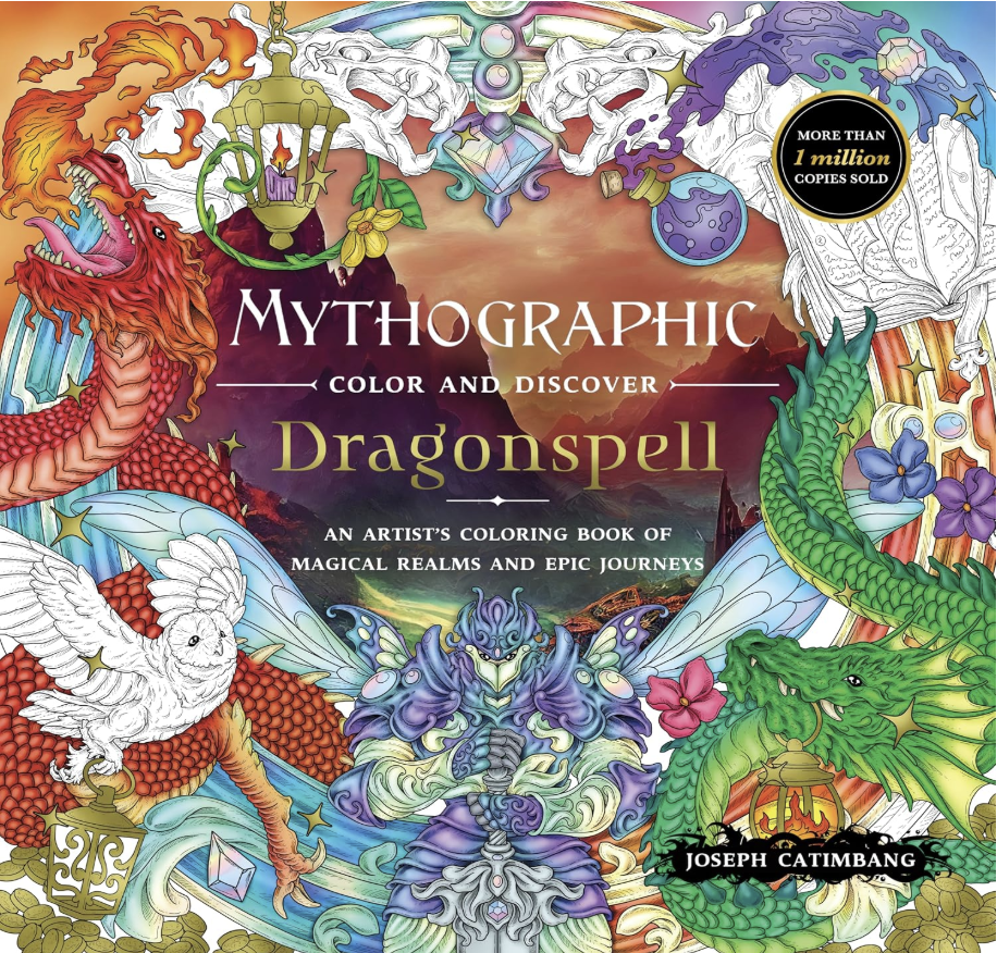 Mythographic Color and Discover: Dragonspell - by Joseph Catimbang