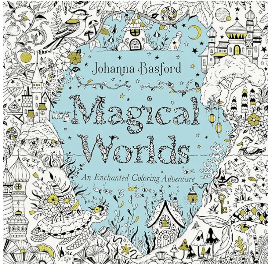 Magical Worlds - by Johanna Basford (Paperback)