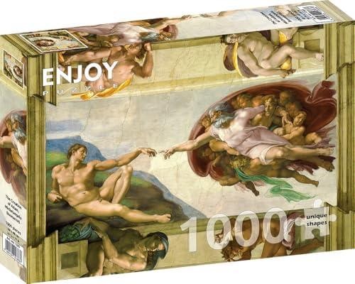 1000 Pieces Jigsaw Puzzle - The Creation of Adam, Michelangelo Buonarroti