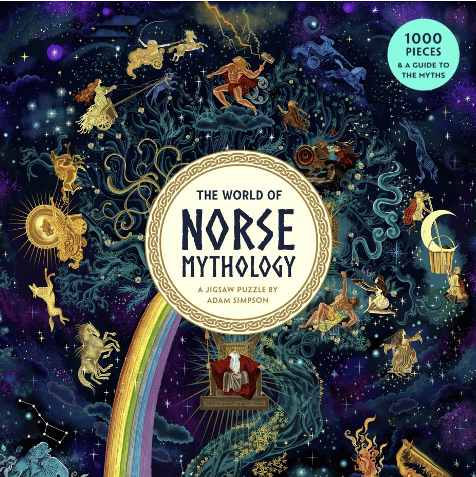 The World of Norse Mythology a 1000-Piece Jigsaw Puzzle : By Adam Simpson