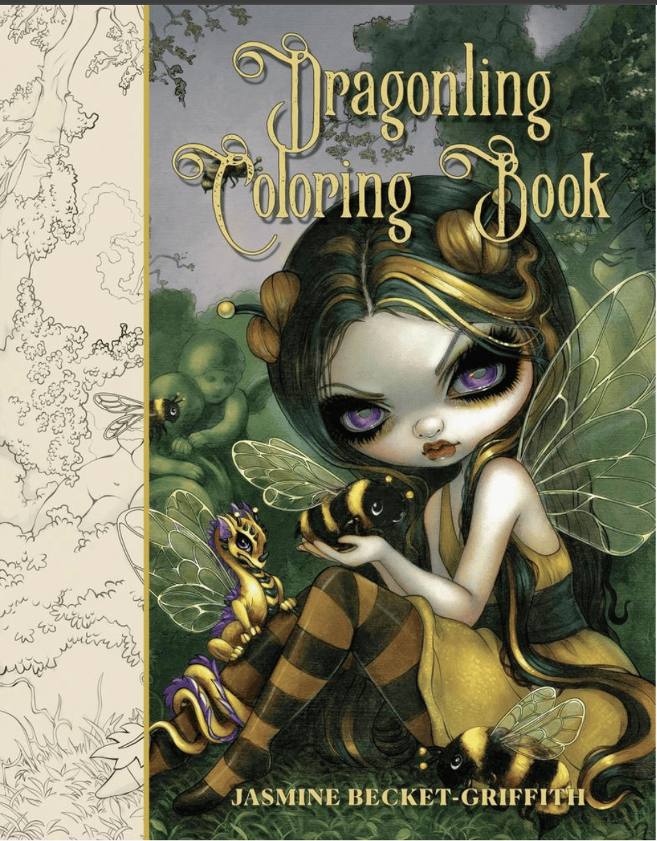 Dragonling Coloring Book, by Jasmine Becket-Griffith