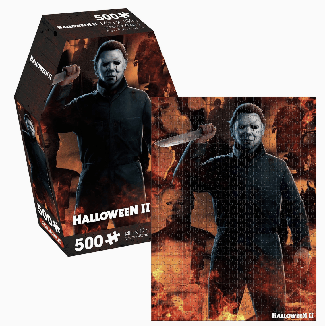 Halloween II Coffin Box 500 Piece Jigsaw Puzzle