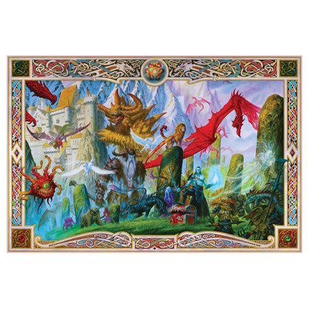 Dungeon Denizens Mythical Monster Puzzle - 1000 Piece Jigsaw Puzzle