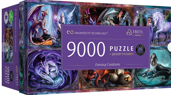 Fantasy Creatures 9000 Jigsaw Puzzle - Anne Stokes