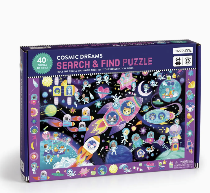 Cosmic Dreams 64 Piece Search & Find Puzzle