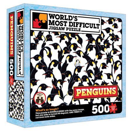 World's Most Difficult Jigsaw Puzzle Penguins 500 Pieces