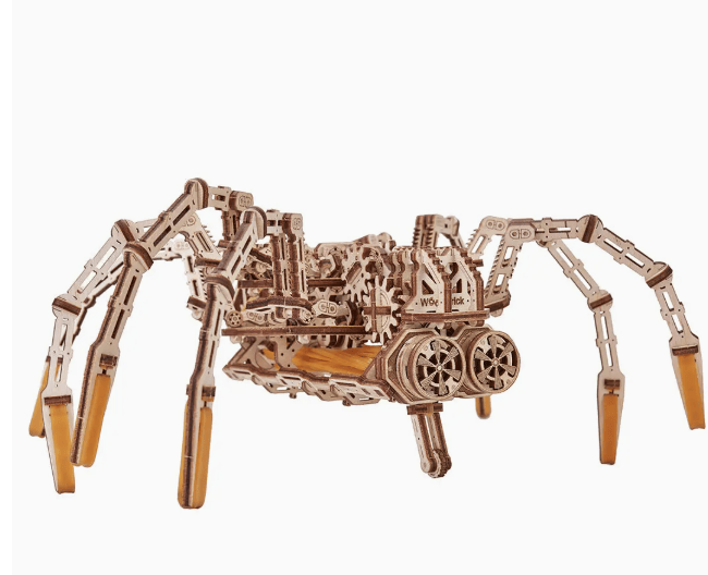 Wood Trick Space Spider Mechanical 3D Puzzle Wooden Model Kit 245 Pieces
