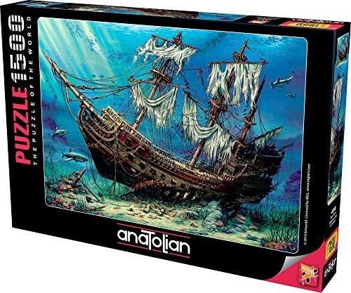 Anatolian Puzzle -Shipwreck Sea 1500 Piece Jigsaw Puzzle