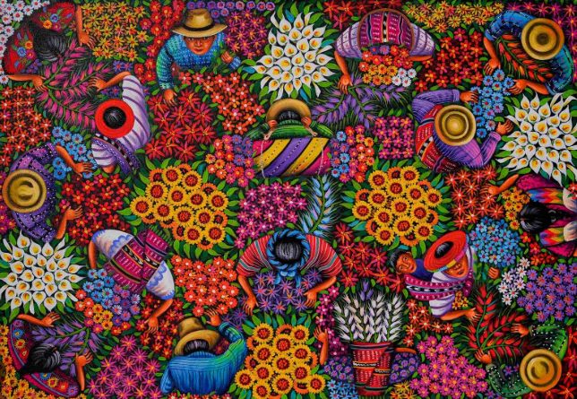 Art & Fable, Flower Harvest by Angelina Quic Ixtamer