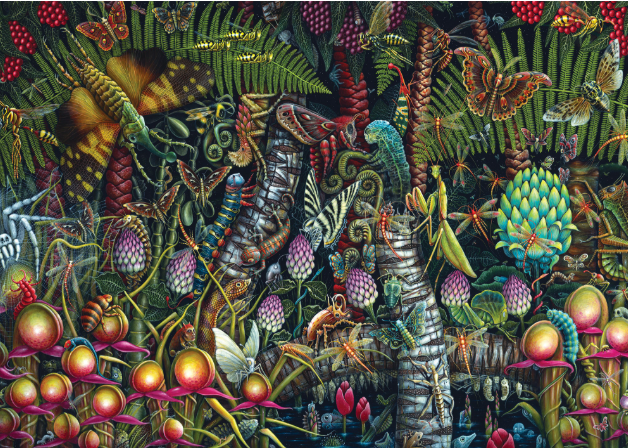 Microcosmic Garden by Robert Steven Connet (500 Pieces)