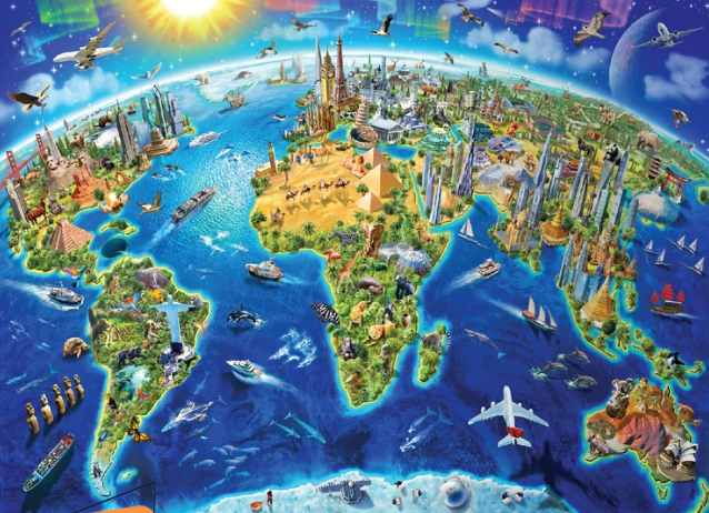 Anatolian Puzzle - World Landmarks, 4000 Piece Jigsaw Puzzle, #5202