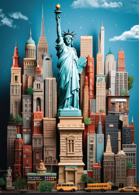 Anatolian Puzzle - New York, 1500 Piece Puzzle, #4578