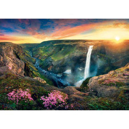 Haifoss Waterfall Iceland - 2000 piece Jigsaw Puzzle