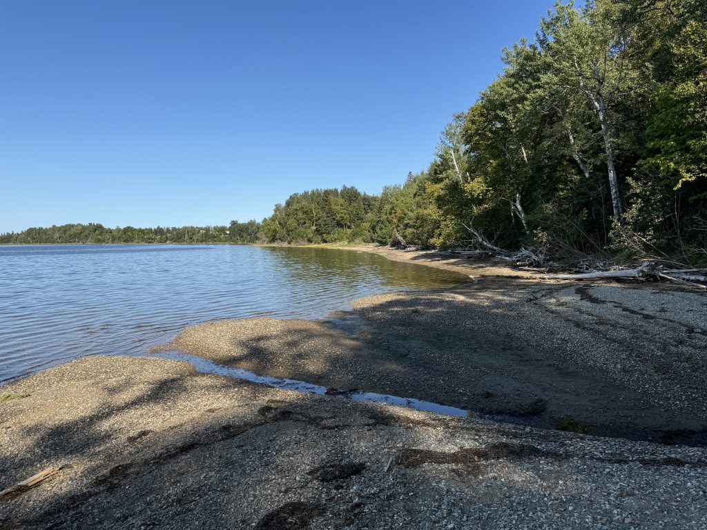 plage de la réserve naturelle de la pointe daly