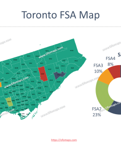 Toronto Postal Code Map Ontario New York ZIP Code United States Toronto FSA Map 2 247x296 
