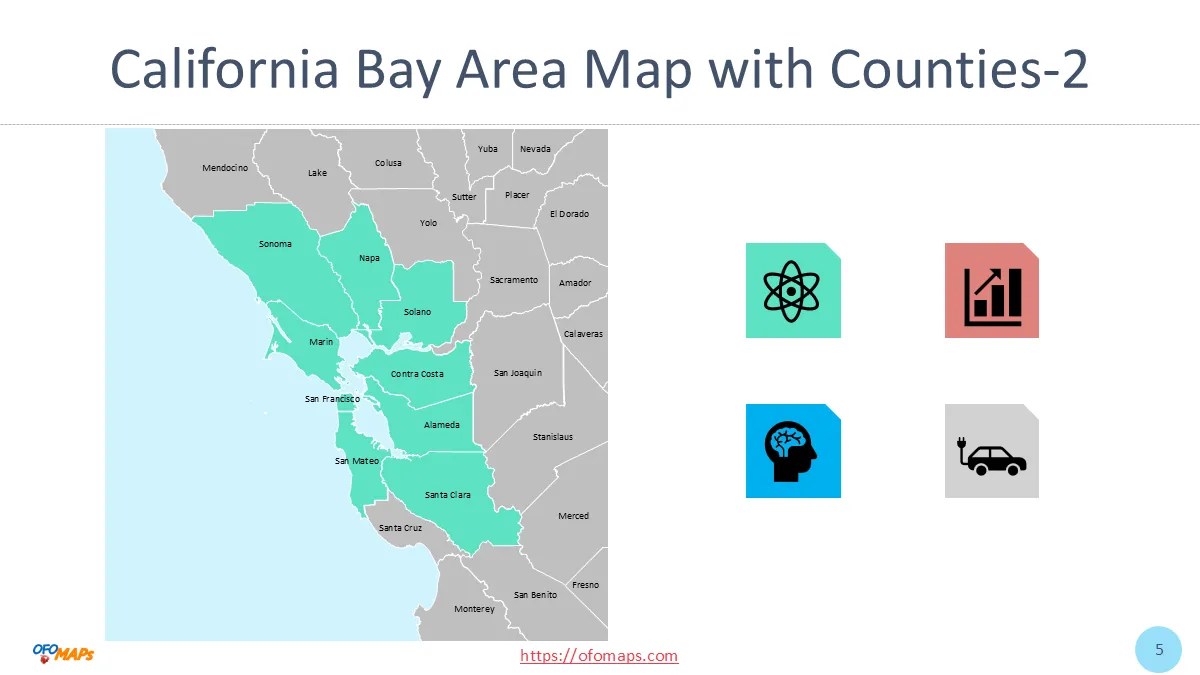 California Bay Area Map OFO Maps Bay Area Map 5 