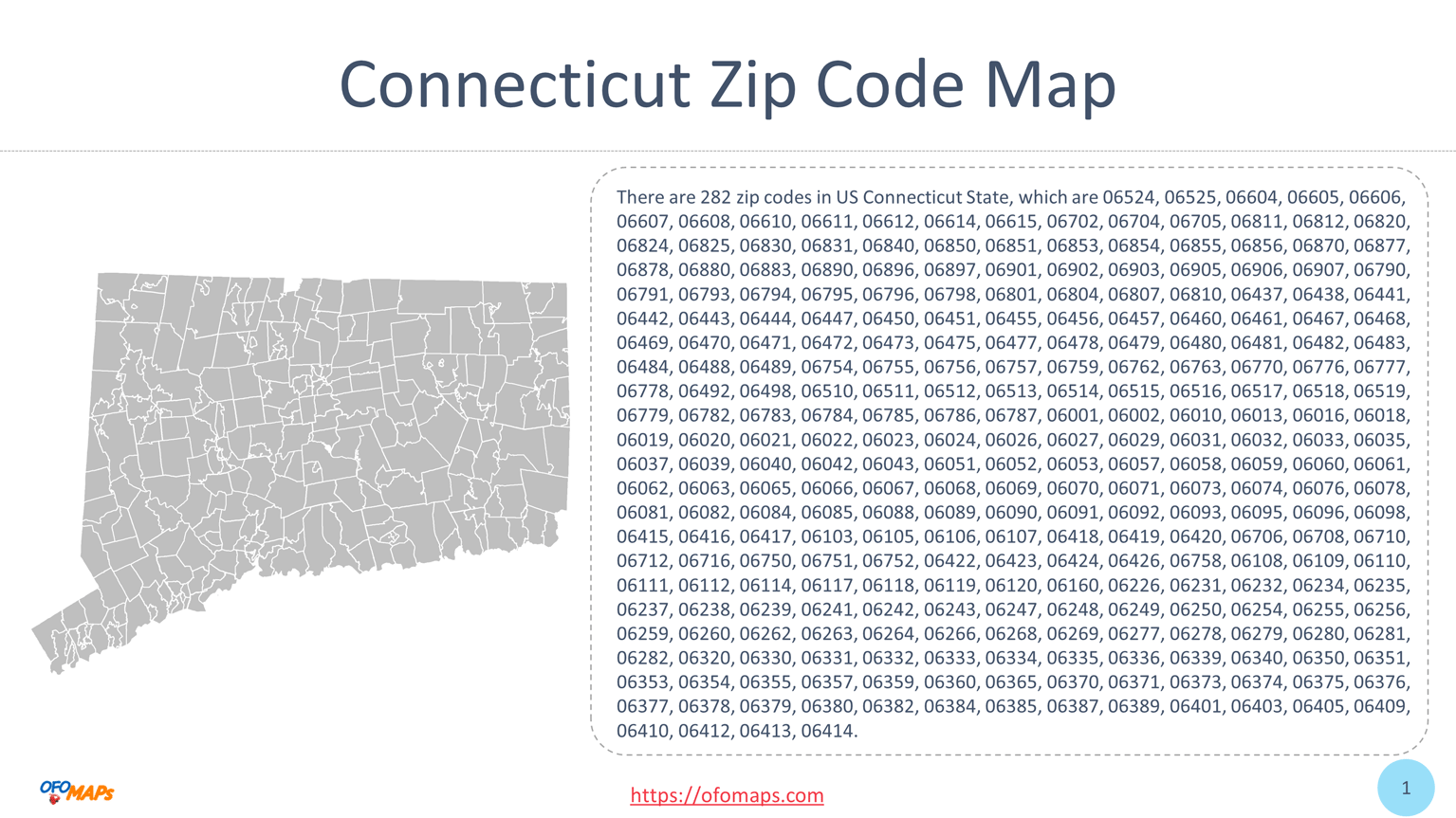 Map Of Connecticut Zip Codes Connecticut Zip Code Map 1 