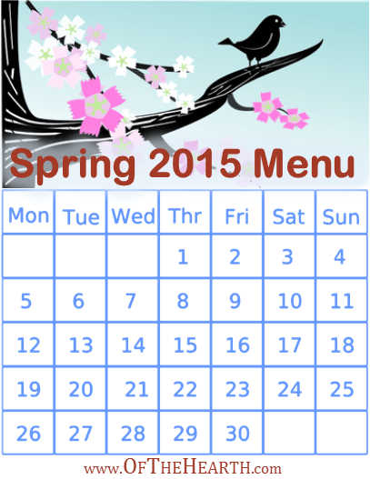 Spring 2015 Menu | What’s for dinner in my house during spring 2015? Menu items range from flavorful balsamic chicken orzo to a zesty Italian sausage skillet.