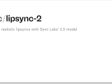 Lipsync 2 Sync Labs