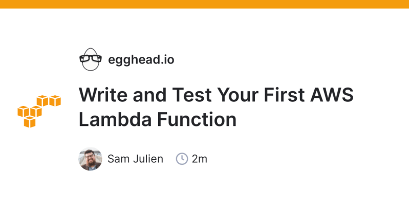 Create An Aws Lambda Function From Scratch Egghead Io - Nature Arts - High Quality 4K Collection