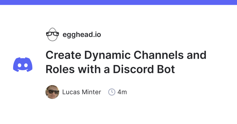 Create And Configure A Bot Using The Discord Developer Portal Egghead Io - Best Abstract Textures in 8K