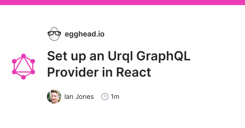 Introduction To Urql A React Graphql Client Egghead Io - Best Light Images in Mobile
