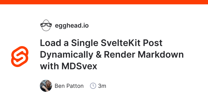 Using Mdsvex With Sveltekit To Render Markdown Davidwparker - Premium Light Illustration Gallery - HD