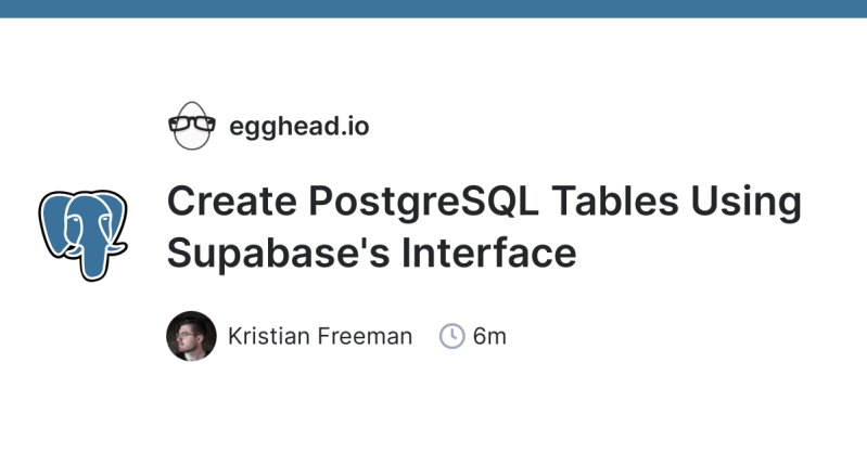 Generate Typescript Definitions From Postgresql Schema With Supabase Cli Egghead Io - Dark Design Collection - Desktop Quality